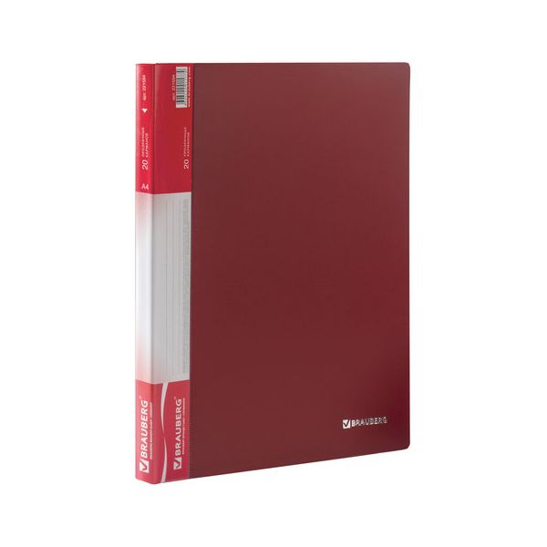 Папка 20 вкладышей BRAUBERG стандарт, красная, 0,6 мм, 221594, (10 шт.)
Папка 20 вкладышей BRAUBERG стандарт, красная, 0,6 мм, 221594, (10 шт.)