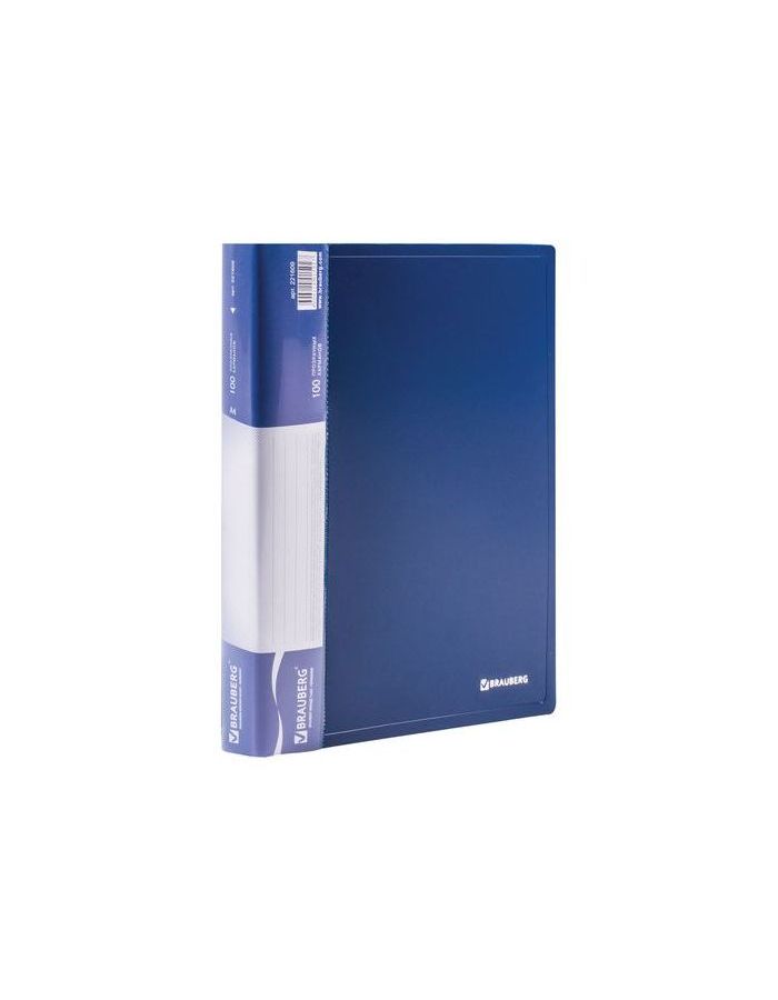 Папка 100 вкладышей BRAUBERG стандарт, синяя, 0,9 мм, 221609
Папка 100 вкладышей BRAUBERG стандарт, синяя, 0,9 мм, 221609