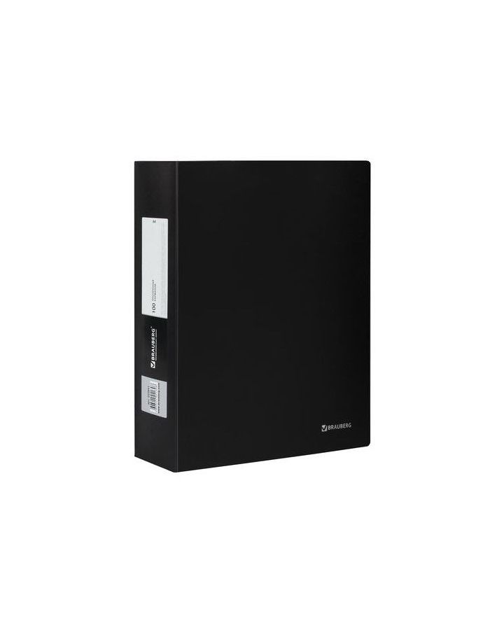 Папка 100 вкладышей BRAUBERG Office, черная, 0,8 мм, 222641
Папка 100 вкладышей BRAUBERG Office, черная, 0,8 мм, 222641
