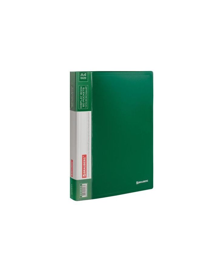 Папка 60 вкладышей BRAUBERG стандарт, зеленая, 0,8 мм, 228684
Папка 60 вкладышей BRAUBERG стандарт, зеленая, 0,8 мм, 228684