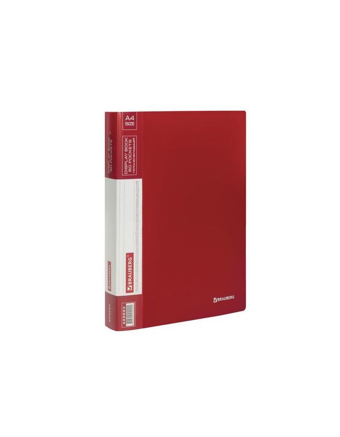 Папка 60 вкладышей BRAUBERG стандарт, красная, 0,8 мм, 228683
Папка 60 вкладышей BRAUBERG стандарт, красная, 0,8 мм, 228683