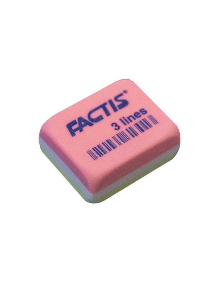 Резинка стирательная FACTIS 3 Lines (Испания), прямоугольная, 30х24х13 мм, три цвета, ПВХ, CPF3LINES, (30 шт.)
Резинка стирательная FACTIS 3 Lines (Испания), прямоугольная, 30х24х13 мм, три цвета, ПВХ, CPF3LINES, (30 шт.)