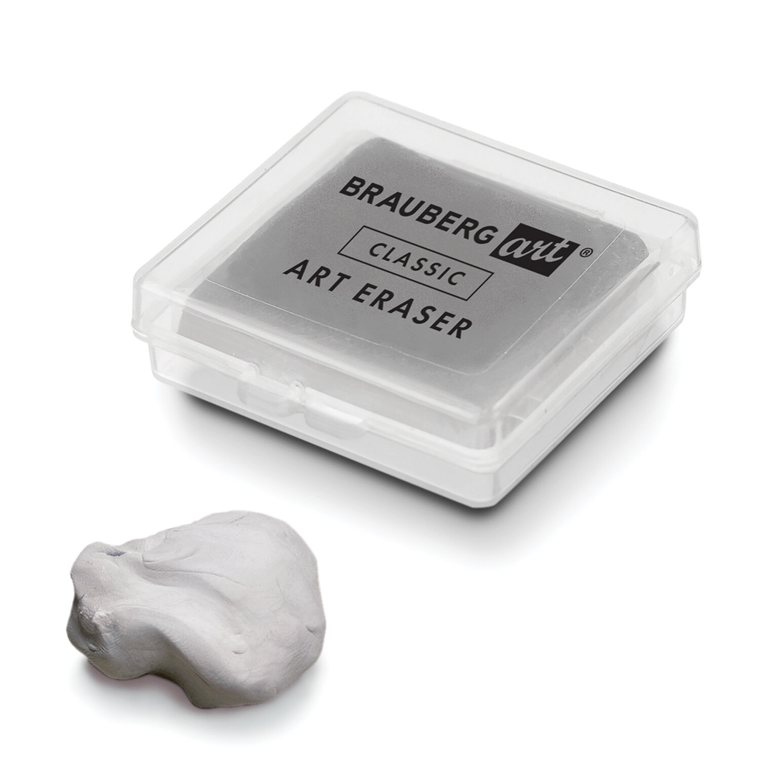 271154, (цена за 18 шт.) Ластик-клячка художественный, серый, в футляре, 40x36x10 мм, BRAUBERG ART "CLASSIC", 271154
271154, (цена за 18 шт.) Ластик-клячка художественный, серый, в футляре, 40x36x10 мм, BRAUBERG ART "CLASSIC", 271154