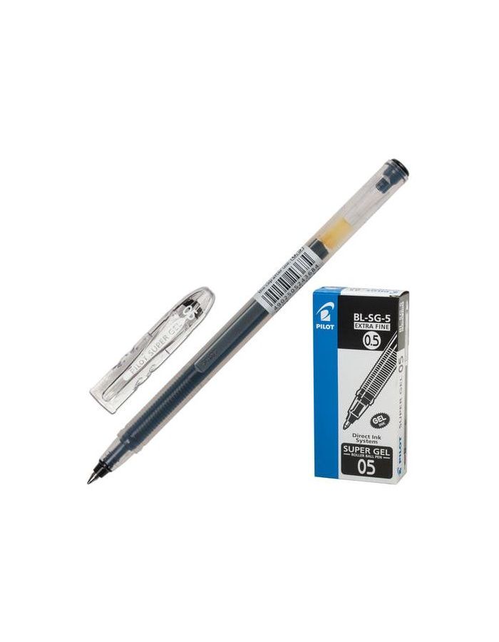 Ручка гелевая PILOT Super Gel, ЧЕРНАЯ, корпус прозрачный, узел 0,5 мм, линия письма 0,3 мм, BL-SG-5, (12 шт.)
Ручка гелевая PILOT Super Gel, ЧЕРНАЯ, корпус прозрачный, узел 0,5 мм, линия письма 0,3 мм, BL-SG-5, (12 шт.)