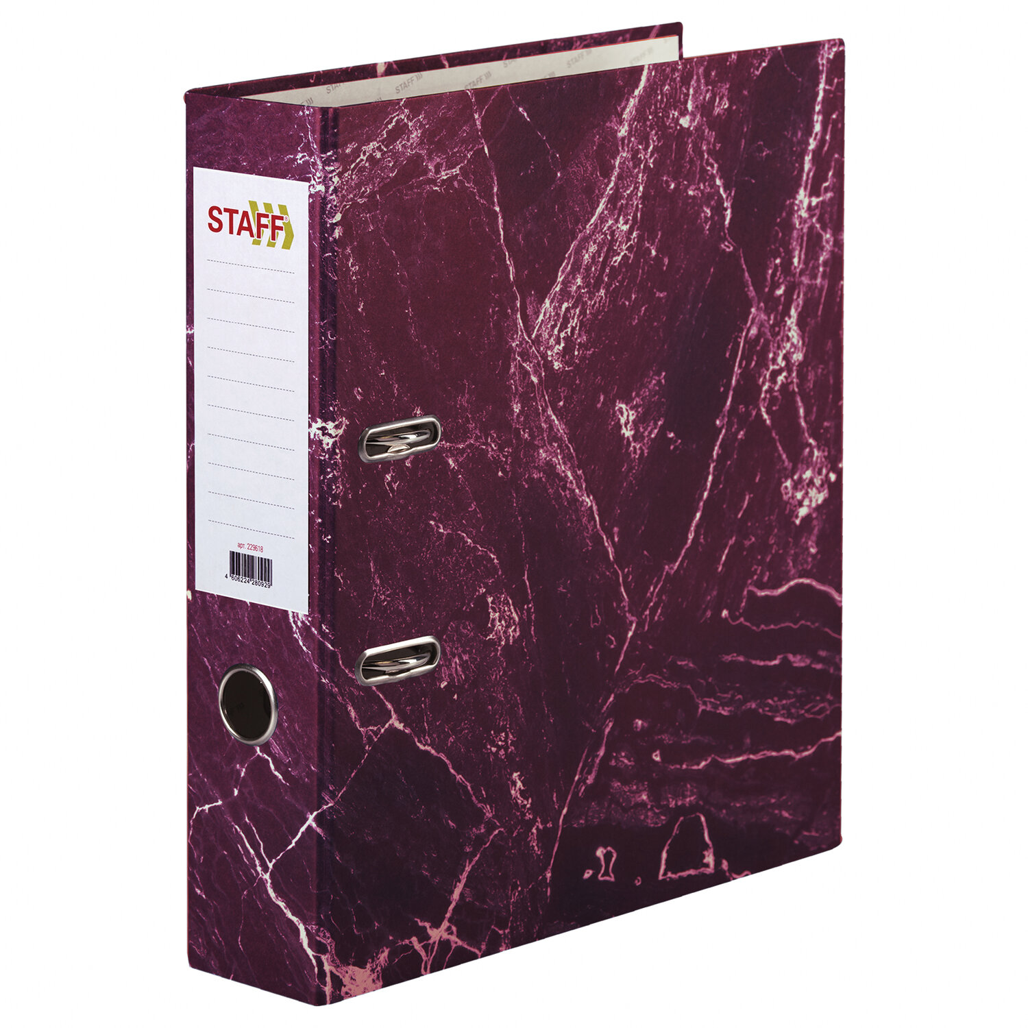 229619, Папка-регистратор STAFF "Basic" БЮДЖЕТ с мраморным покрытием, 70 мм, без уголка, красная, 229619
229619, Папка-регистратор STAFF "Basic" БЮДЖЕТ с мраморным покрытием, 70 мм, без уголка, красная, 229619