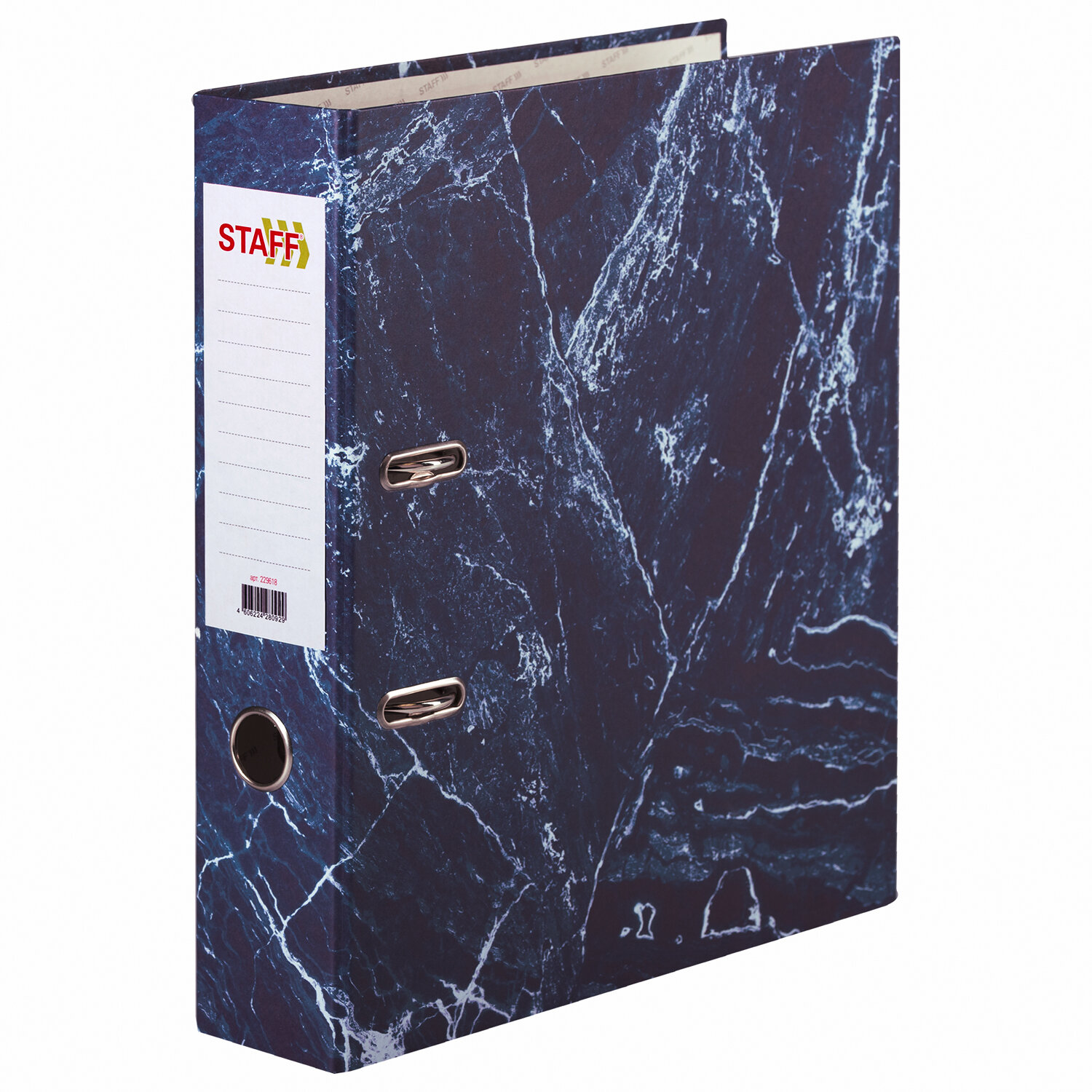 229618, Папка-регистратор STAFF "Basic" БЮДЖЕТ с мраморным покрытием, 70 мм, без уголка, синяя, 229618
229618, Папка-регистратор STAFF "Basic" БЮДЖЕТ с мраморным покрытием, 70 мм, без уголка, синяя, 229618