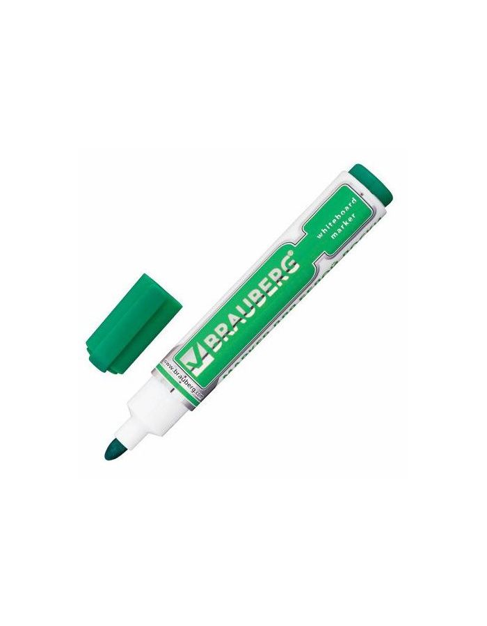 Маркер для доски BRAUBERG Neo, ЗЕЛЕНЫЙ, с клипом, круглый наконечник, 5 мм, 150490, (12 шт.)
Маркер для доски BRAUBERG Neo, ЗЕЛЕНЫЙ, с клипом, круглый наконечник, 5 мм, 150490, (12 шт.)