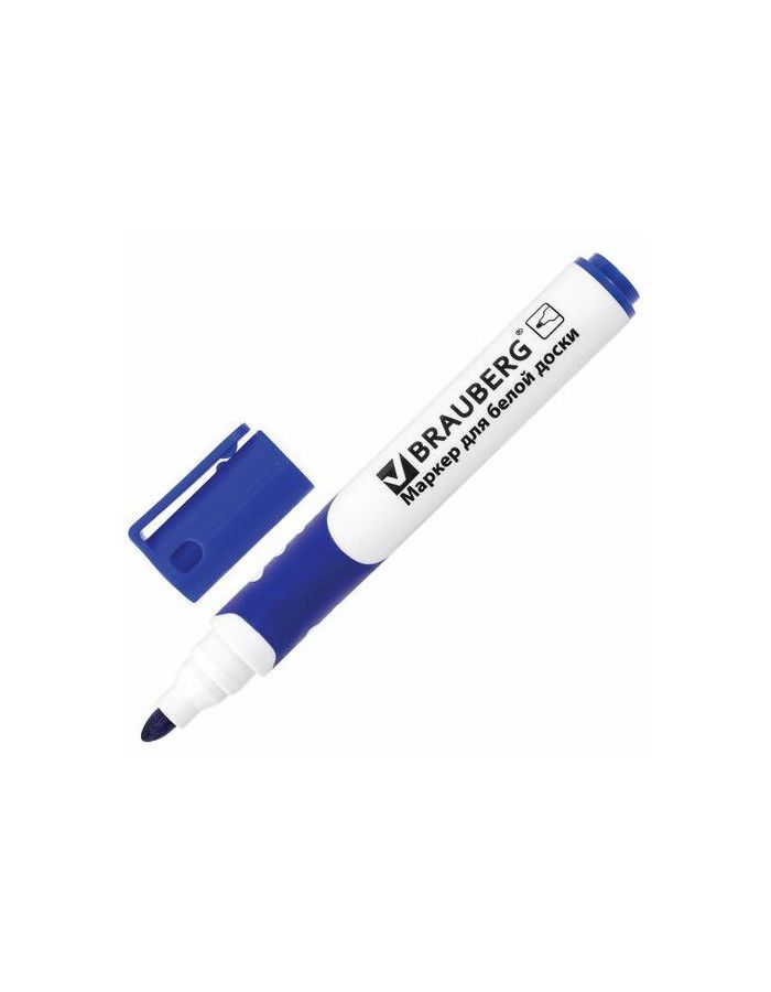 Маркер для доски BRAUBERG SOFT, СИНИЙ, резиновая вставка, круглый наконечник, 5 мм, 151249, (12 шт.)
Маркер для доски BRAUBERG SOFT, СИНИЙ, резиновая вставка, круглый наконечник, 5 мм, 151249, (12 шт.)