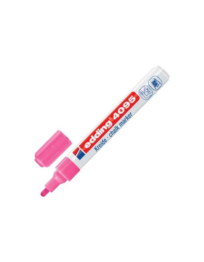 Маркер меловой EDDING 4095, 2-3 мм, РОЗОВЫЙ, сухостираемый, для гладких поверхностей, E-4095/69
Маркер меловой EDDING 4095, 2-3 мм, РОЗОВЫЙ, сухостираемый, для гладких поверхностей, E-4095/69