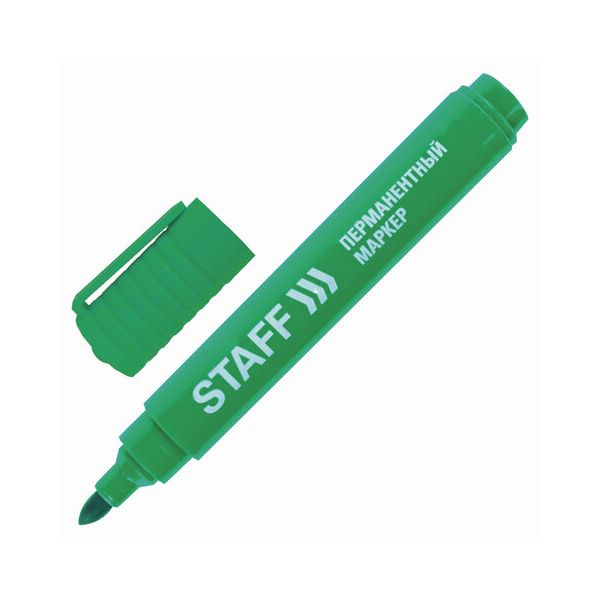 Маркер перманентный (нестираемый) STAFF, ЗЕЛЕНЫЙ, круглый наконечник, 2,5 мм, 150735, (36 шт.)
Маркер перманентный (нестираемый) STAFF, ЗЕЛЕНЫЙ, круглый наконечник, 2,5 мм, 150735, (36 шт.)
