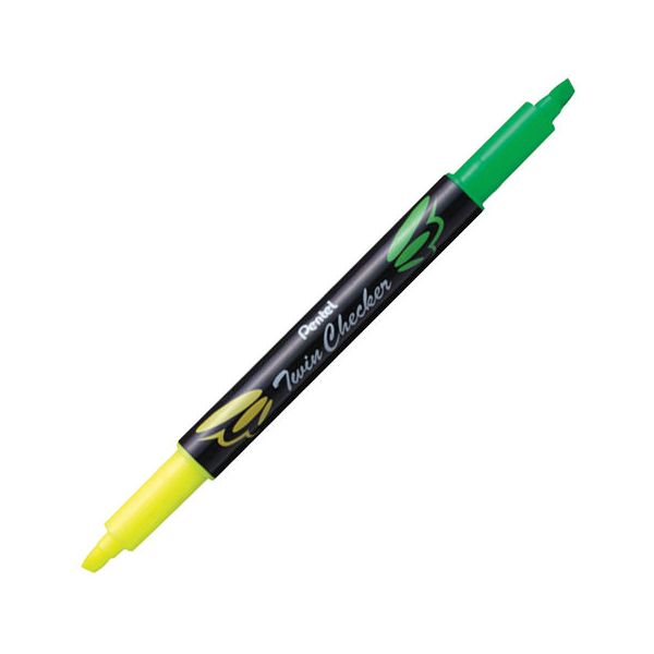 Текстовыделитель двусторонний PENTEL (Япония), ЖЕЛТЫЙ/САЛАТОВЫЙ, Twin Checker, линия 3,5 мм, SLW8-GK (12 шт.)
Текстовыделитель двусторонний PENTEL (Япония), ЖЕЛТЫЙ/САЛАТОВЫЙ, Twin Checker, линия 3,5 мм, SLW8-GK (12 шт.)
