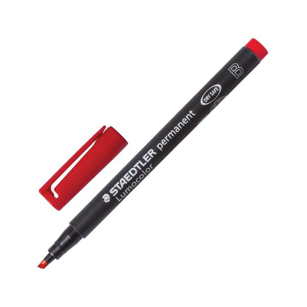 Маркер перманентный (нестираемый) STAEDTLER (Германия) "Lumocolor", КРАСНЫЙ, скошенный наконечник, 1-2,5 мм, 314-2
Маркер перманентный (нестираемый) STAEDTLER (Германия) "Lumocolor", КРАСНЫЙ, скошенный наконечник, 1-2,5 мм, 314-2
