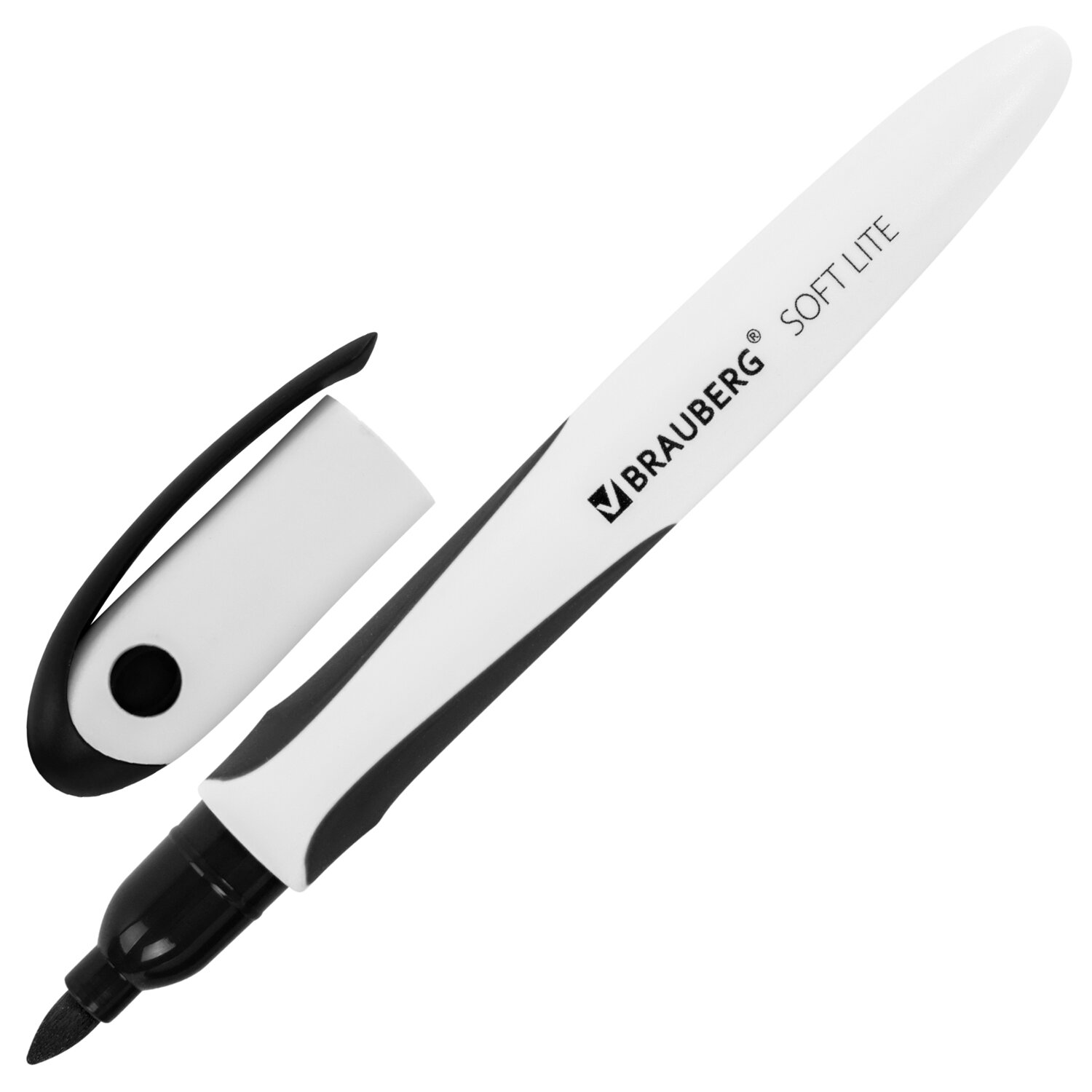 152103, (цена за 12 шт.) Маркер стираемый для белой доски ЧЕРНЫЙ, BRAUBERG "SOFT LITE", 3 мм, резиновая вставка, 152103
152103, (цена за 12 шт.) Маркер стираемый для белой доски ЧЕРНЫЙ, BRAUBERG "SOFT LITE", 3 мм, резиновая вставка, 152103