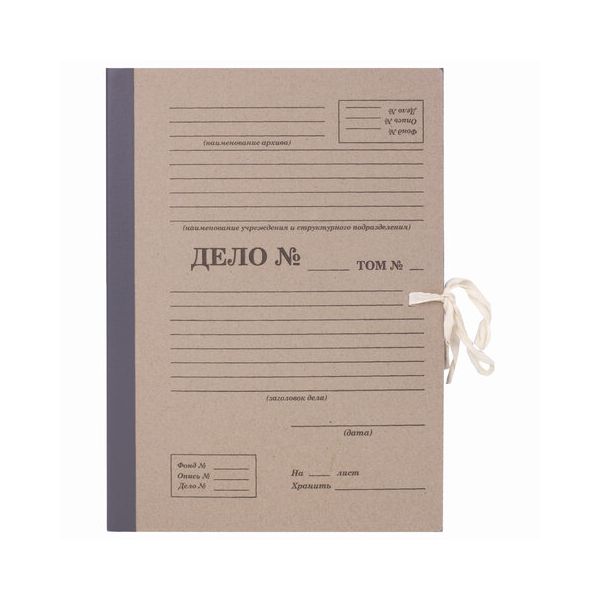 Папка архивная А4 "Форма 21", 120 мм, переплетный картон/бумвинил, завязки, до 1200 л, STAFF, 112168
Папка архивная А4 "Форма 21", 120 мм, переплетный картон/бумвинил, завязки, до 1200 л, STAFF, 112168