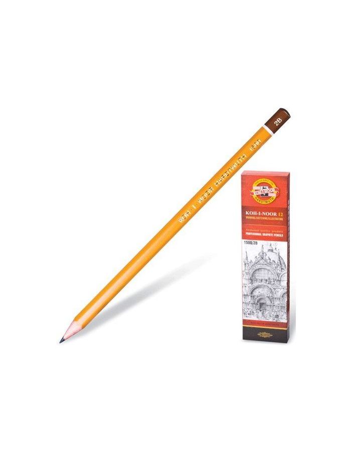 Карандаш чернографитный KOH-I-NOOR 1500, 1 шт., 2B, без резинки, корпус желтый, заточенный, 150002B01170RU, (12 шт.)
Карандаш чернографитный KOH-I-NOOR 1500, 1 шт., 2B, без резинки, корпус желтый, заточенный, 150002B01170RU, (12 шт.)