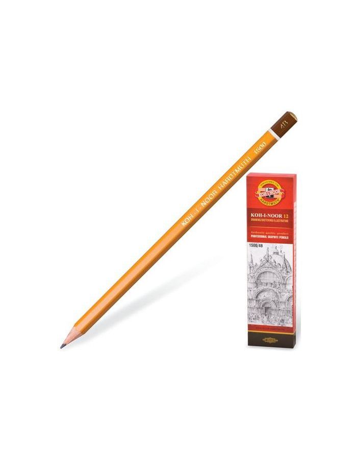 Карандаш чернографитный KOH-I-NOOR 1500, 1 шт., 4B, без резинки, корпус желтый, заточенный, 150004B01170RU, (12 шт.)
Карандаш чернографитный KOH-I-NOOR 1500, 1 шт., 4B, без резинки, корпус желтый, заточенный, 150004B01170RU, (12 шт.)