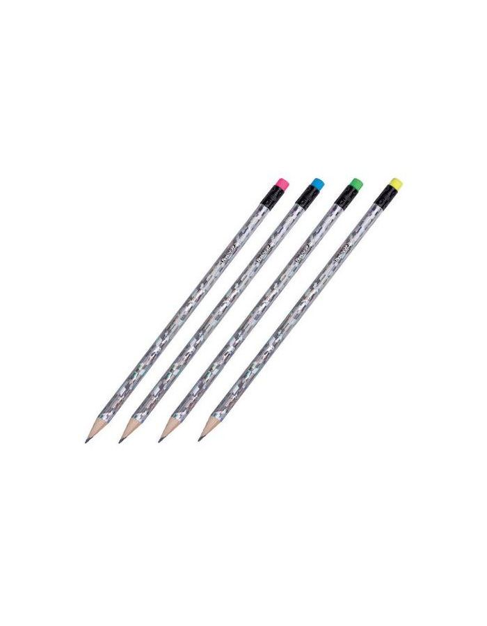 Карандаш чернографитный ПИФАГОР, 1 шт., НВ, с резинкой ассорти, фольгированный корпус (серебряный), заточенный, 180618, (100 шт.)
Карандаш чернографитный ПИФАГОР, 1 шт., НВ, с резинкой ассорти, фольгированный корпус (серебряный), заточенный, 180618, (100 шт.)