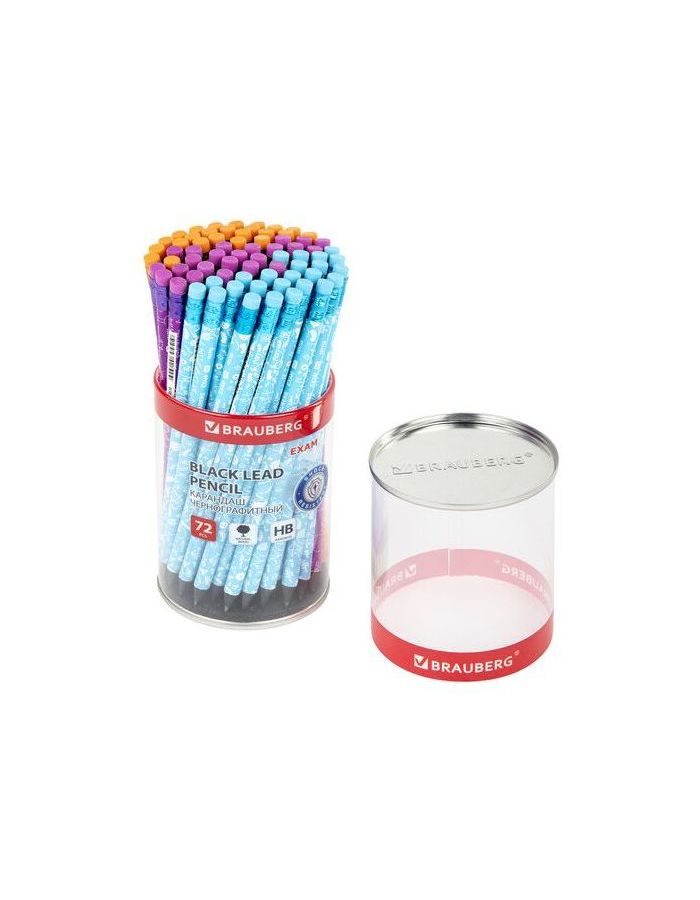 181753, Карандаш чернографитный BRAUBERG EXAM, 1 шт., HB, с ластиком, корпус ассорти, 181753
181753, Карандаш чернографитный BRAUBERG EXAM, 1 шт., HB, с ластиком, корпус ассорти, 181753
