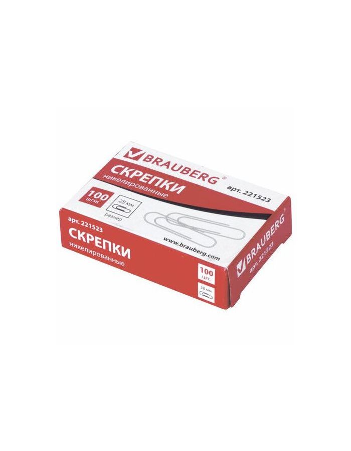Скрепки BRAUBERG, 28 мм, никелированные, 100 шт., в картонной коробке, 221523, (20 шт.)
Скрепки BRAUBERG, 28 мм, никелированные, 100 шт., в картонной коробке, 221523, (20 шт.)