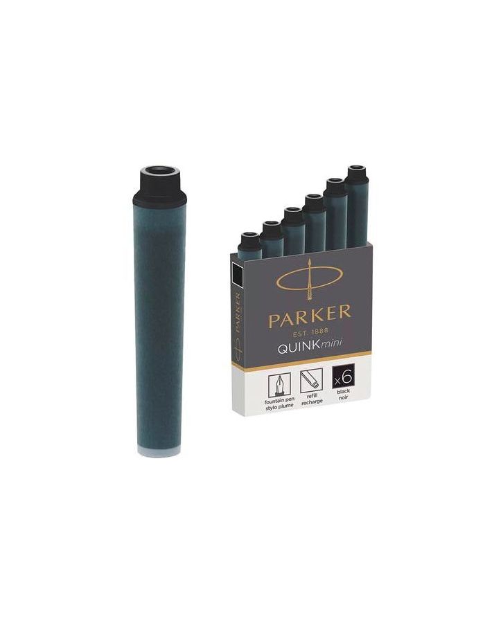 Картриджи чернильные PARKER Мини Cartridge Quink, КОМПЛЕКТ 6 шт., черные, 1950407
Картриджи чернильные PARKER Мини Cartridge Quink, КОМПЛЕКТ 6 шт., черные, 1950407