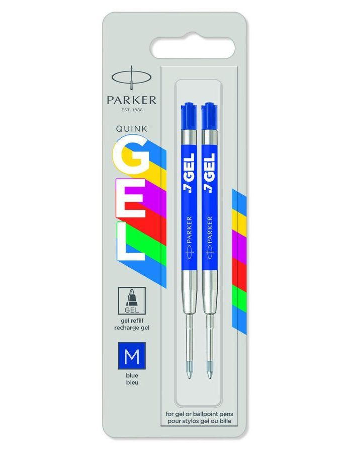 Стержень для шариковой ручки (гелевый) синий, 2 шт Parker 2136210
Стержень для шариковой ручки (гелевый) синий, 2 шт Parker 2136210