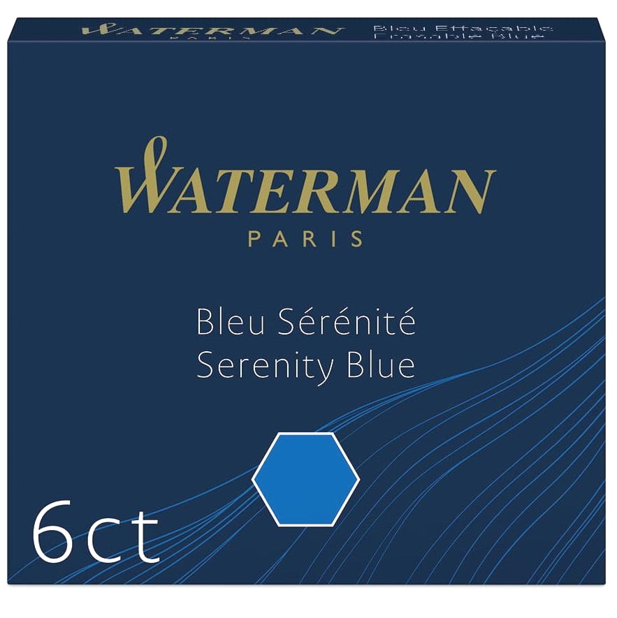 Картридж Waterman International 52012 (CWS0110950) синие чернила для ручек перьевых (6шт)
Картридж Waterman International 52012 (CWS0110950) синие чернила для ручек перьевых (6шт)