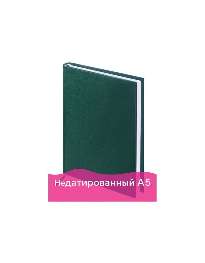 Ежедневник BRAUBERG недатированный, А5, 138х213 мм, Select, под зернистую кожу, 160 л., зеленый, 123431
Ежедневник BRAUBERG недатированный, А5, 138х213 мм, Select, под зернистую кожу, 160 л., зеленый, 123431