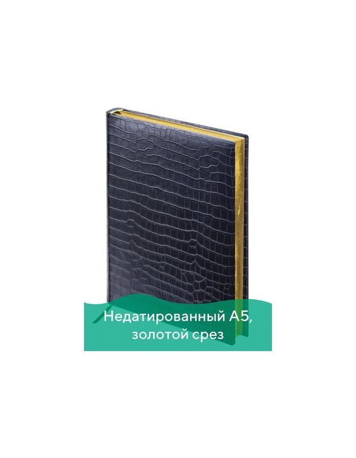 Ежедневник BRAUBERG недатированный, А5, 138х213 мм, Comodo, под матовую крокодиловую кожу, 160 л., черный, крем. блок, зол.срез, 124974
Ежедневник BRAUBERG недатированный, А5, 138х213 мм, Comodo, под матовую крокодиловую кожу, 160 л., черный, крем. блок, зол.срез, 124974