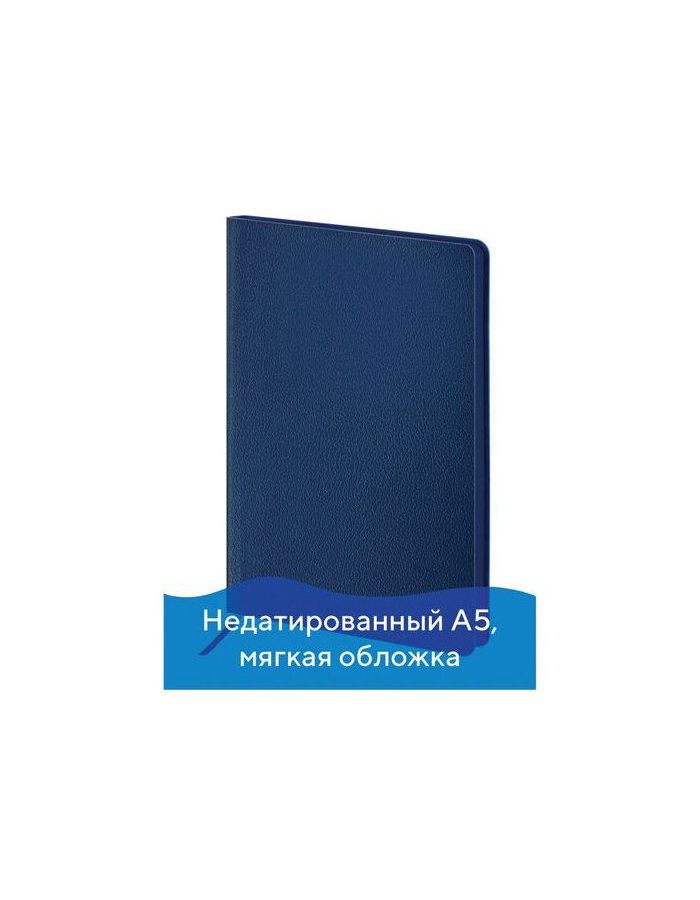 Ежедневник BRAUBERG недатированный, А5, 135х200 мм, Flexio, под фактурную кожу, 160 л., интегр.обл., син., синий срез, 126223
Ежедневник BRAUBERG недатированный, А5, 135х200 мм, Flexio, под фактурную кожу, 160 л., интегр.обл., син., синий срез, 126223