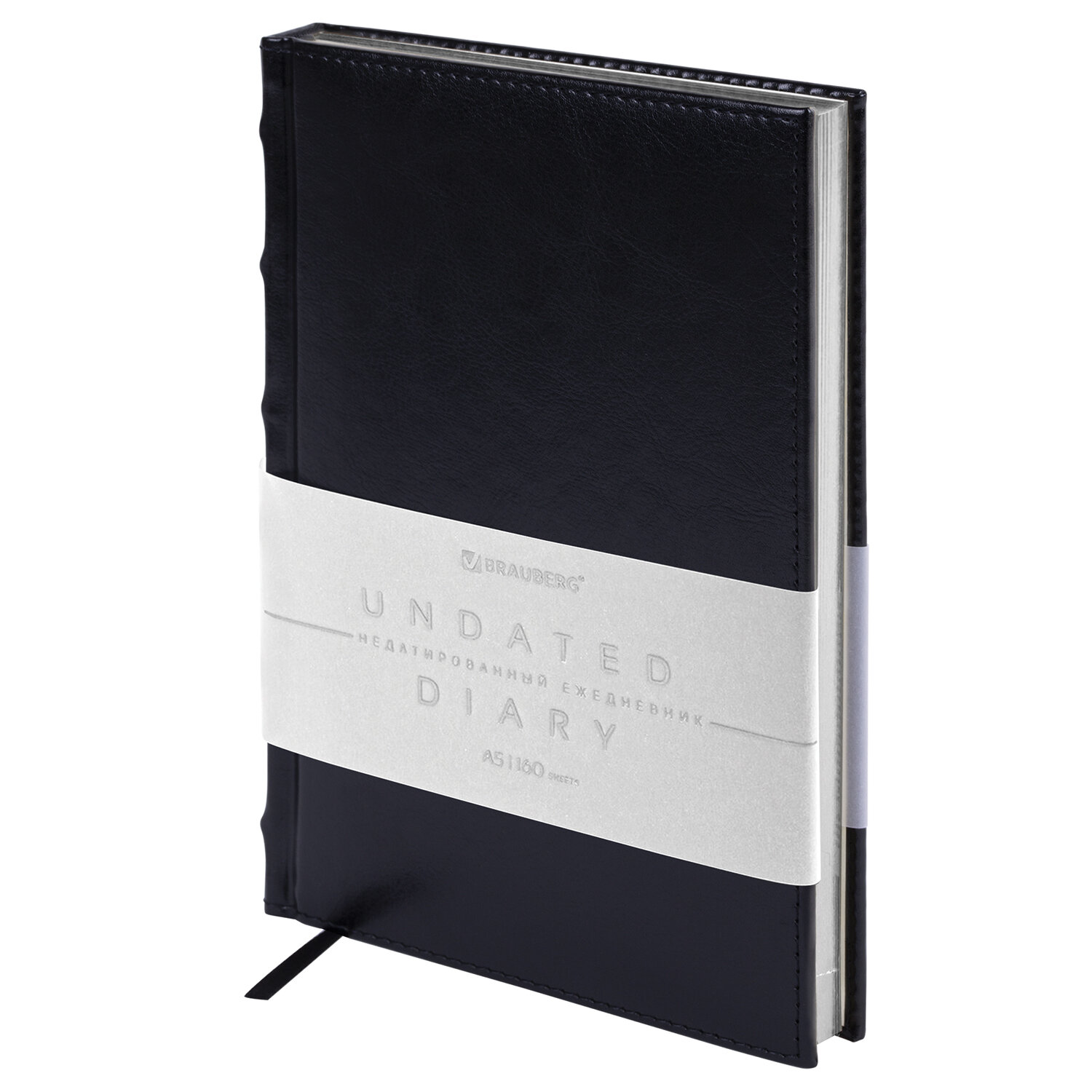 113425, Ежедневник недатированный А5 138х213 мм BRAUBERG "FLAME", под кожу, 160 л., черный, серебряный срез, 113425
113425, Ежедневник недатированный А5 138х213 мм BRAUBERG "FLAME", под кожу, 160 л., черный, серебряный срез, 113425