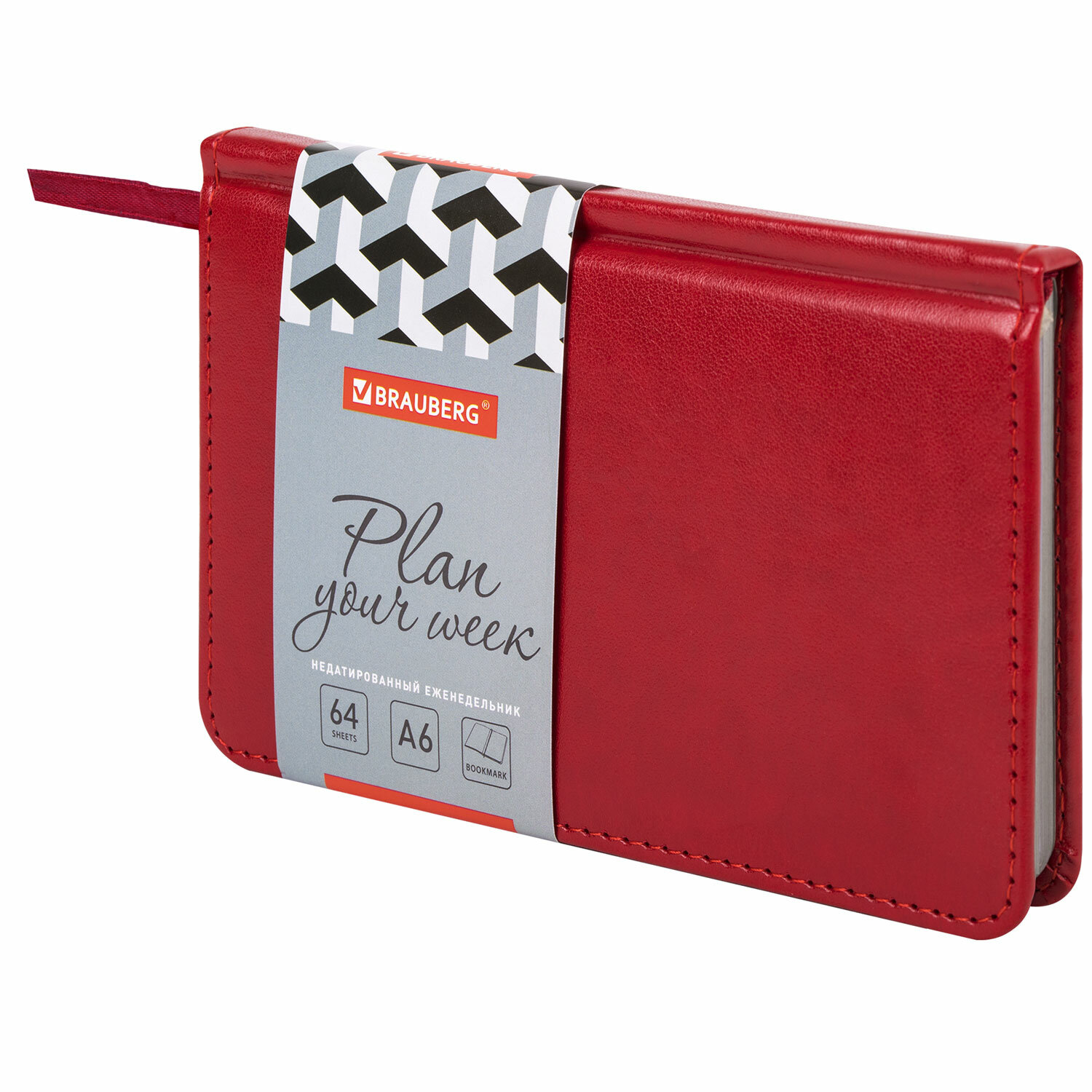 114484, Еженедельник недатированный МАЛЫЙ ФОРМАТ 95х155 мм А6 BRAUBERG "Rainbow", под кожу, 64 л., красный, 114484
114484, Еженедельник недатированный МАЛЫЙ ФОРМАТ 95х155 мм А6 BRAUBERG "Rainbow", под кожу, 64 л., красный, 114484