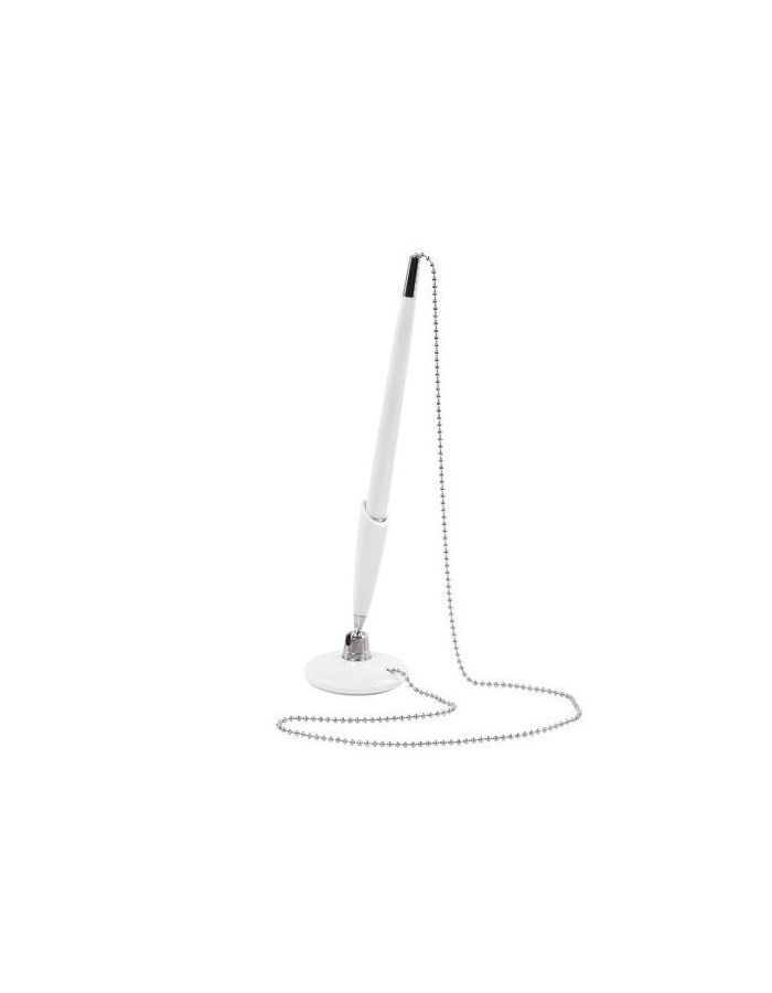 Ручка шариковая настольная BRAUBERG Стенд-Пен Уайт1, СИНЯЯ, цепочка, корпус белый, линия письма 0,5 мм, 141044
Ручка шариковая настольная BRAUBERG Стенд-Пен Уайт1, СИНЯЯ, цепочка, корпус белый, линия письма 0,5 мм, 141044