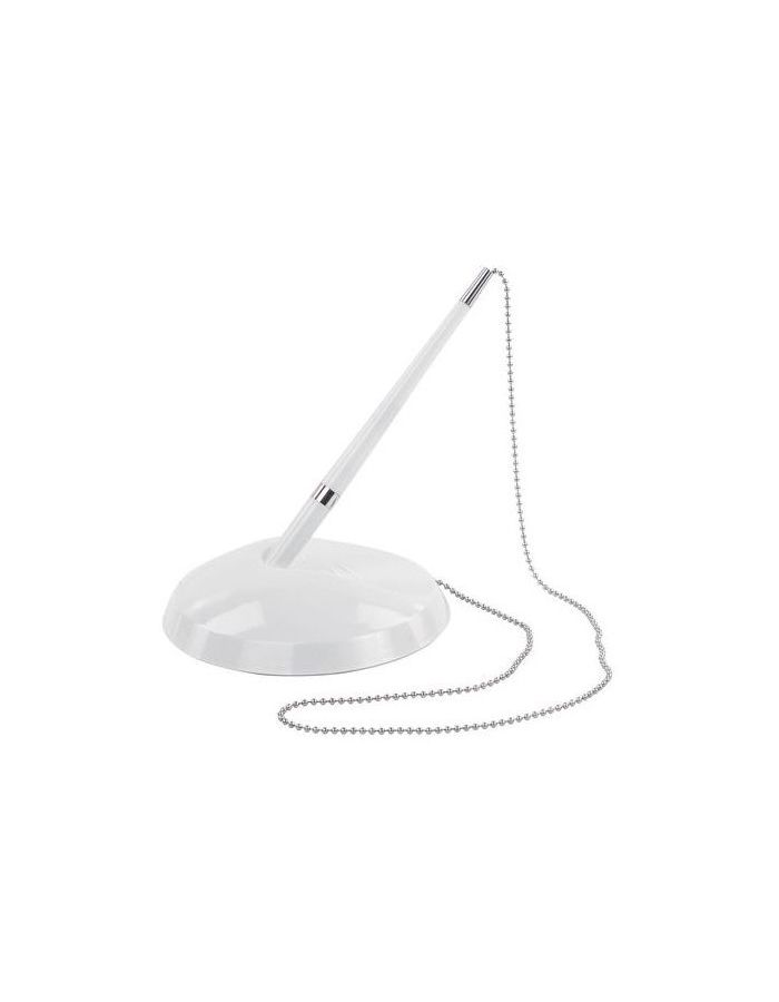 Ручка шариковая настольная BRAUBERG Стенд-Пен Уайт2, СИНЯЯ, цепочка, корпус белый, линия письма 0,5 мм, 141348
Ручка шариковая настольная BRAUBERG Стенд-Пен Уайт2, СИНЯЯ, цепочка, корпус белый, линия письма 0,5 мм, 141348