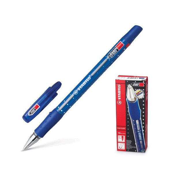 Ручка шариковая STABILO Exam Grade, СИНЯЯ, корпус синий, узел 0,8 мм, линия письма 0,4 мм, 588/G-41
Ручка шариковая STABILO Exam Grade, СИНЯЯ, корпус синий, узел 0,8 мм, линия письма 0,4 мм, 588/G-41