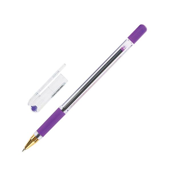 Ручка шариковая масляная с грипом MUNHWA MC Gold, ФИОЛЕТОВАЯ, корпус прозрачный, узел 0,5 мм, линия письма 0,3 мм, BMC-09, (12 шт.)
Ручка шариковая масляная с грипом MUNHWA MC Gold, ФИОЛЕТОВАЯ, корпус прозрачный, узел 0,5 мм, линия письма 0,3 мм, BMC-09, (12 шт.)