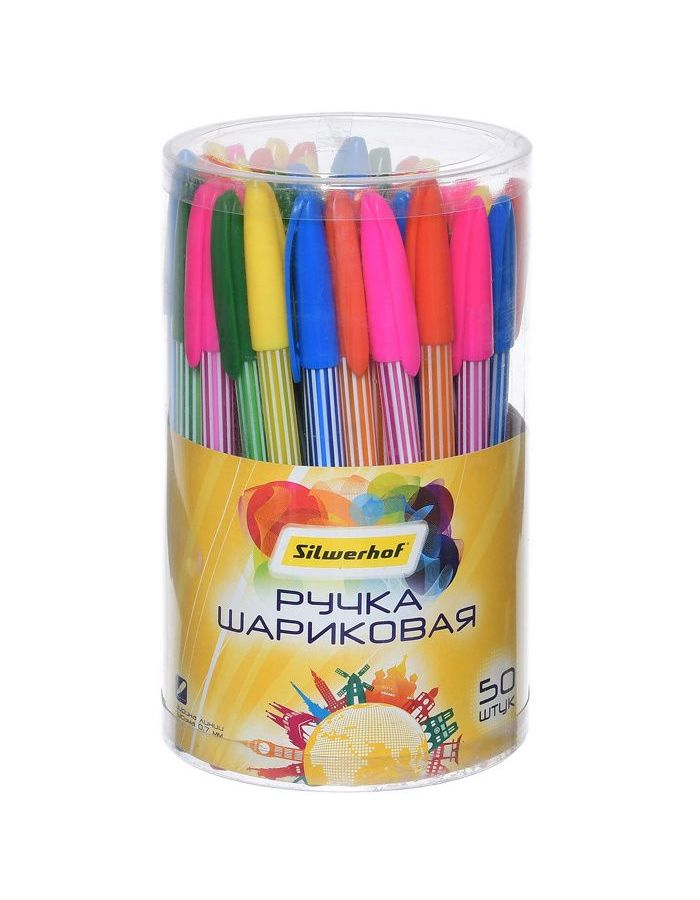 Ручка шариковая Silwerhof Jelly Солнечная коллекция (026193-02) синяя, корпус ассорти (50 шт. в уп-ке)
Ручка шариковая Silwerhof Jelly Солнечная коллекция (026193-02) синяя, корпус ассорти (50 шт. в уп-ке)
