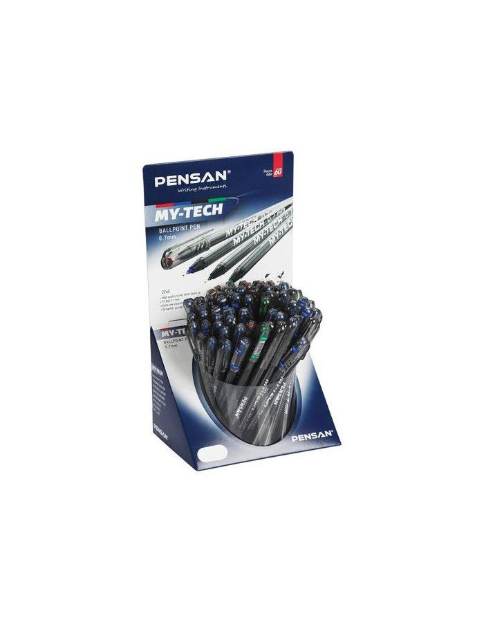 Ручка шариковая масляная PENSAN My-Tech Colored, палитра классических цветов АССОРТИ, дисплей, 2240 (60 шт.)
Ручка шариковая масляная PENSAN My-Tech Colored, палитра классических цветов АССОРТИ, дисплей, 2240 (60 шт.)