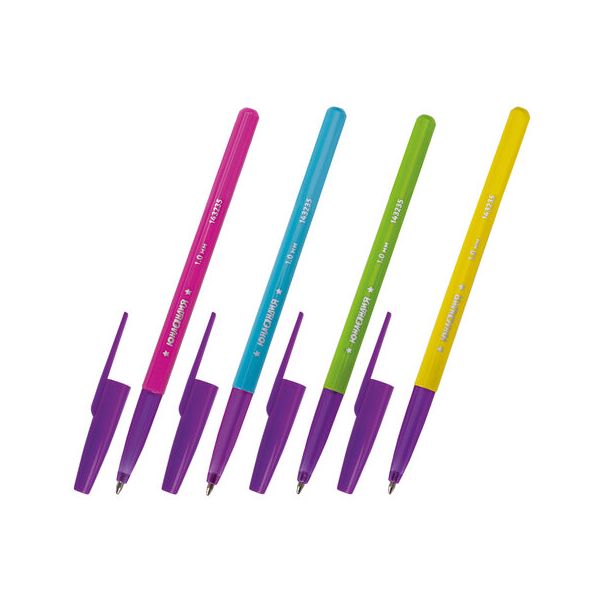 Ручка шариковая ЮНЛАНДИЯ "COLOR MIX", СИНЯЯ, корпус ассорти, узел 1 мм, линия письма 0,5 мм, 143235 (50 шт.)
Ручка шариковая ЮНЛАНДИЯ "COLOR MIX", СИНЯЯ, корпус ассорти, узел 1 мм, линия письма 0,5 мм, 143235 (50 шт.)