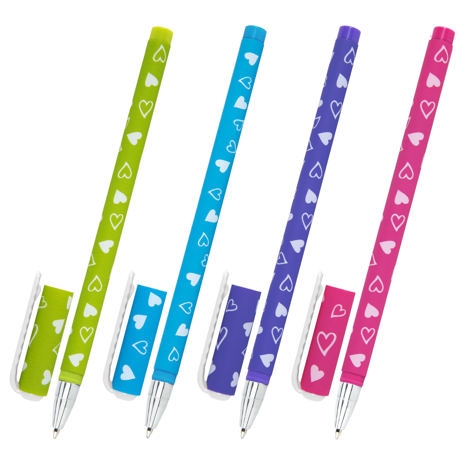 143700, (цена за 36 шт.) Ручка шариковая BRAUBERG SOFT TOUCH STICK "FRESH ZONE HEARTS", СИНЯЯ, мягкое покрытие, корпус ассорти, узел 0,7 мм, 143700
143700, (цена за 36 шт.) Ручка шариковая BRAUBERG SOFT TOUCH STICK "FRESH ZONE HEARTS", СИНЯЯ, мягкое покрытие, корпус ассорти, узел 0,7 мм, 143700