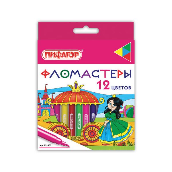 Фломастеры ПИФАГОР Принцессы, 12 цветов, вентилируемый колпачок, 151405, (12 шт.)
Фломастеры ПИФАГОР Принцессы, 12 цветов, вентилируемый колпачок, 151405, (12 шт.)