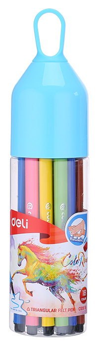 Фломастеры смываемые Deli ColoRun 18 цветов EC10516
Фломастеры смываемые Deli ColoRun 18 цветов EC10516