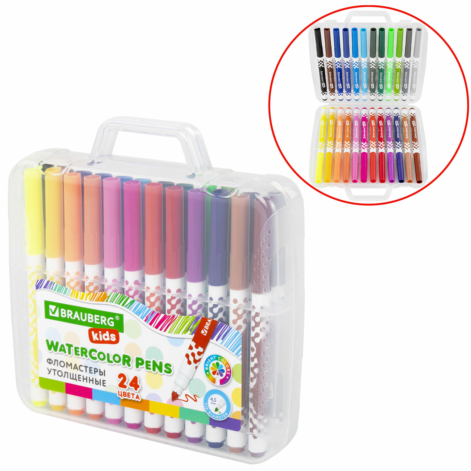 152186, Фломастеры в портфельчике утолщенные 24 цвета, вентилируемый колпачок, BRAUBERG KIDS, 152186
152186, Фломастеры в портфельчике утолщенные 24 цвета, вентилируемый колпачок, BRAUBERG KIDS, 152186