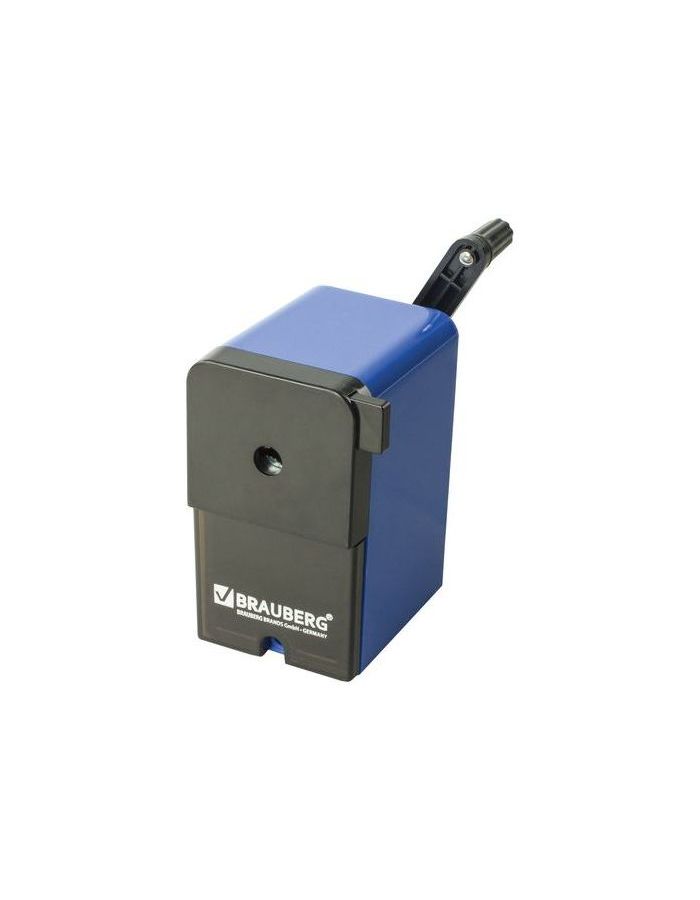 Точилка механическая BRAUBERG RoboBlue, металлический механизм, чёрный/синий, 222515
Точилка механическая BRAUBERG RoboBlue, металлический механизм, чёрный/синий, 222515