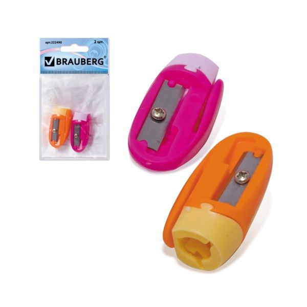 Точилки BRAUBERG, набор 2 шт., ErgoClip, пластиковые с клипом, в упаковке с подвесом, ассорти, 222490, (16 шт.)
Точилки BRAUBERG, набор 2 шт., ErgoClip, пластиковые с клипом, в упаковке с подвесом, ассорти, 222490, (16 шт.)