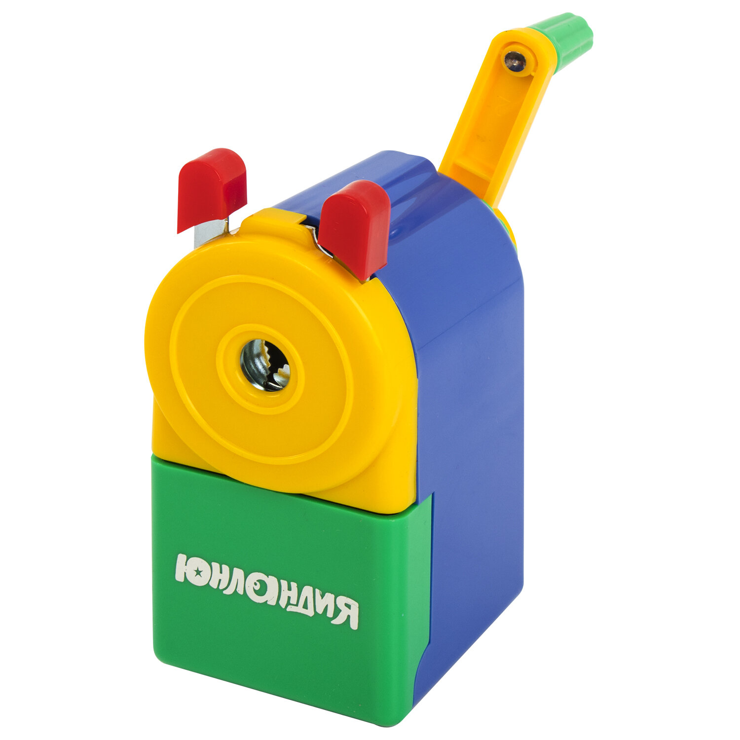 228766, Точилка механическая ЮНЛАНДИЯ "Светофор", металлический механизм, корпус голубой, 228766
228766, Точилка механическая ЮНЛАНДИЯ "Светофор", металлический механизм, корпус голубой, 228766