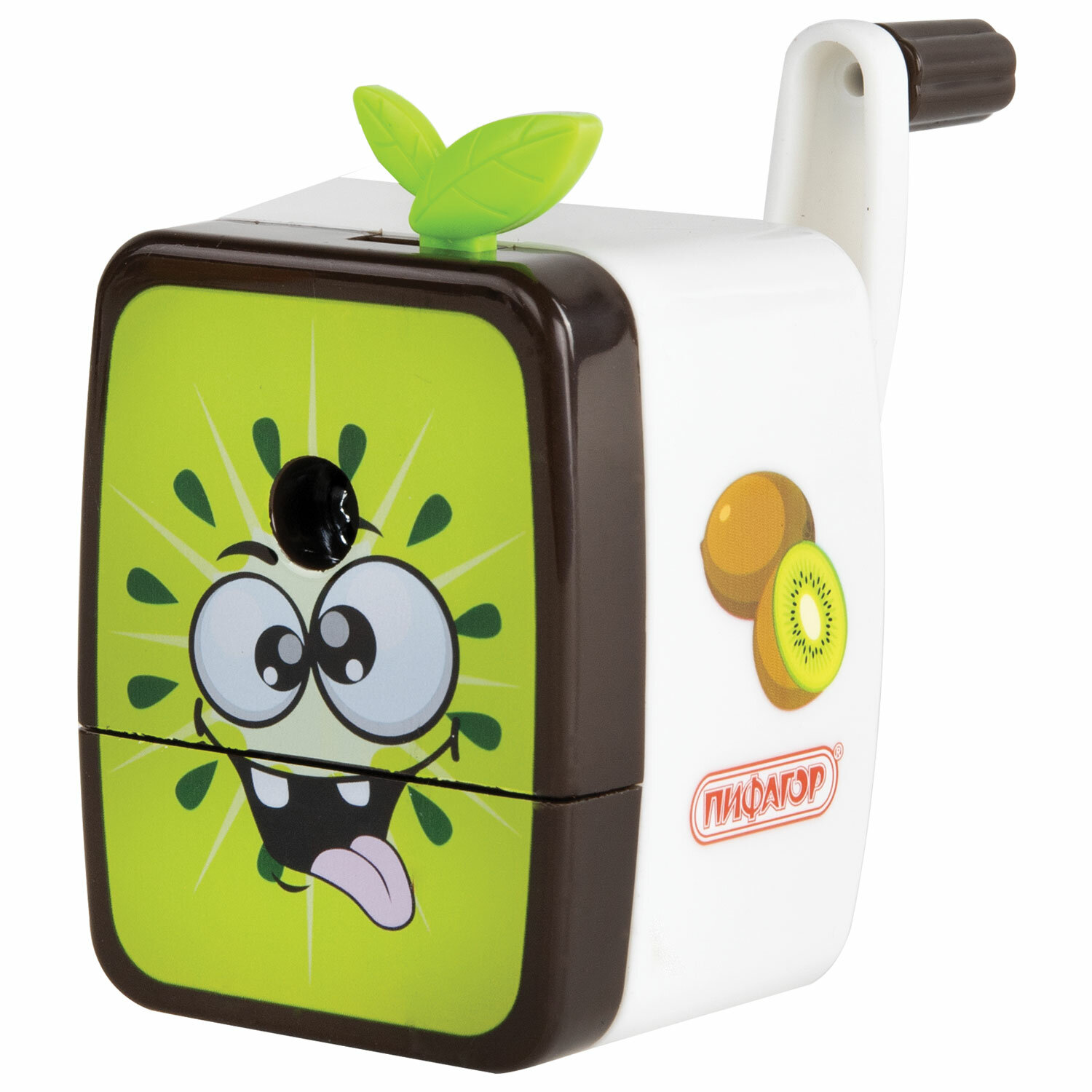 270428, Точилка механическая ПИФАГОР "Киви", корпус белый/салатовый, 270428
270428, Точилка механическая ПИФАГОР "Киви", корпус белый/салатовый, 270428