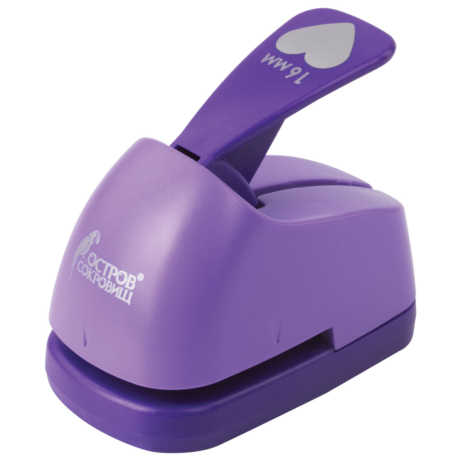 Дырокол фигурный Сердце, диаметр вырезной фигуры 16 мм, ОСТРОВ СОКРОВИЩ, 227148
Дырокол фигурный Сердце, диаметр вырезной фигуры 16 мм, ОСТРОВ СОКРОВИЩ, 227148