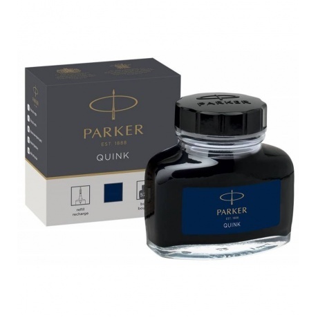 Флакон с чернилами Parker Quink Ink Z13 (1950378) черный/синие чернила 57мл для ручек перьевых
Флакон с чернилами Parker Quink Ink Z13 (1950378) черный/синие чернила 57мл для ручек перьевых