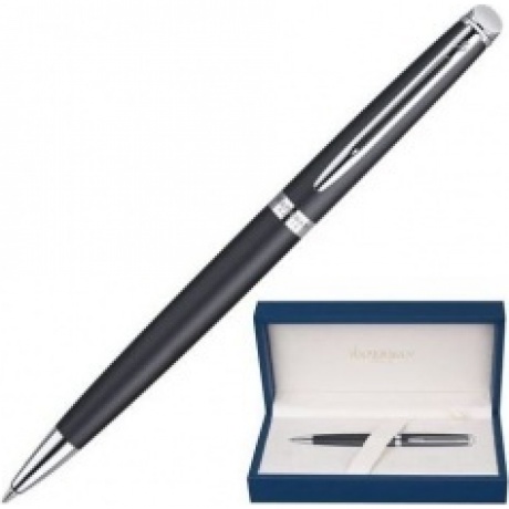 Ручка подарочная шариковая WATERMAN Hemisphere Matt Black CT, черный матовый лак, хромированные детали, синяя, S0920870
Ручка подарочная шариковая WATERMAN Hemisphere Matt Black CT, черный матовый лак, хромированные детали, синяя, S0920870