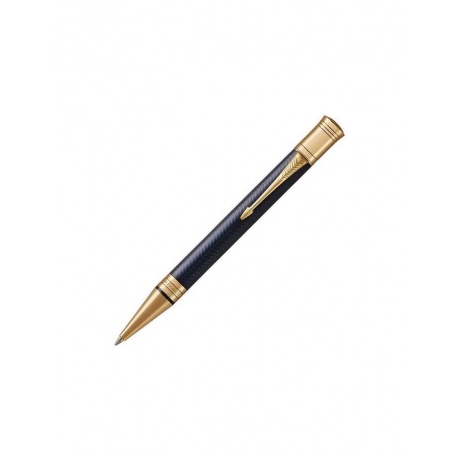 Ручка шариковая PARKER Duofold Prestige Blue Chevron GT, корпус синий, позолоченные детали, черная, 1931373
Ручка шариковая PARKER Duofold Prestige Blue Chevron GT, корпус синий, позолоченные детали, черная, 1931373